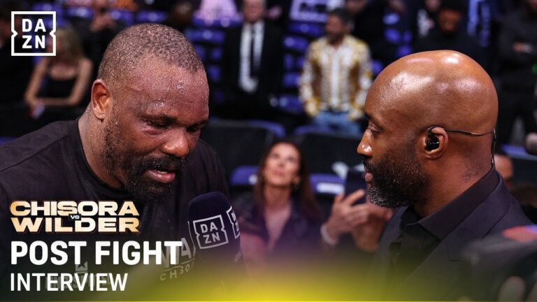 Derek Chisora reacts to his loss and delivers his final statement 🥹 | Post Fight Interview