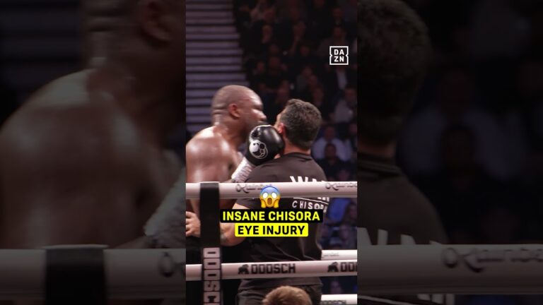 Derek Chisora nearly lost his vision in CRAZY round 3 with Deontay Wilder