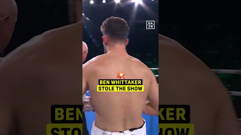 Ben Whittaker delivered an EMPHATIC stoppage on his debut with Matchroom & Eddie Hearn 💥