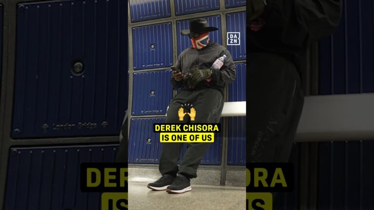 Derek Chisora showed what a legend he is with his iconic trip to The O2 on the tube 😍