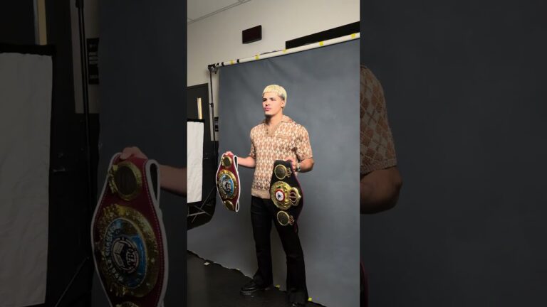Xander Zayas Shows Off The Gold Before Boots Ennis Press Conference 👑👑