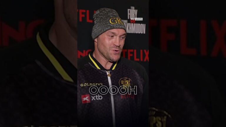 Tyson Fury, never change 🤣