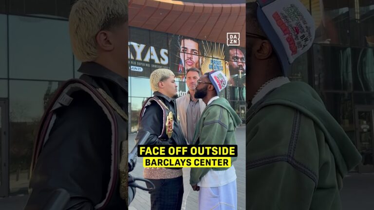 Zayas & Boots FACED OFF outside the Barclays Center! #shorts