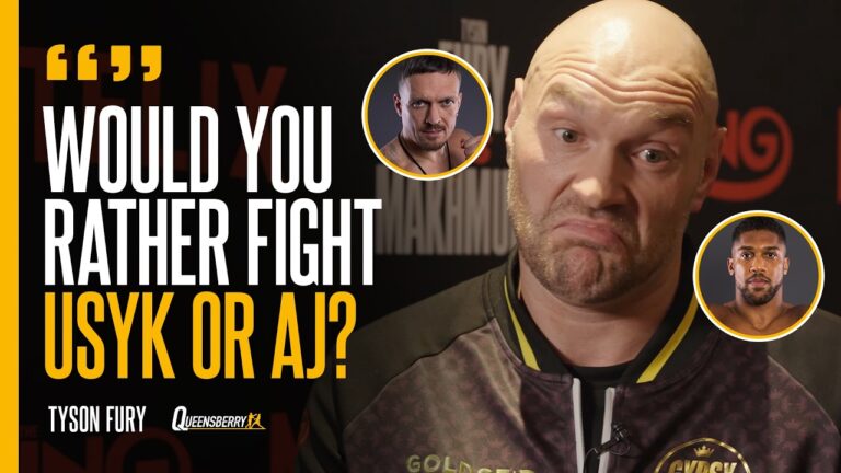 ‘HE’S ON THE SLIDE!’ Tyson Fury on Anthony Joshua, Usyk and Deontay Wilder