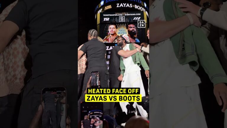 ZAYAS AND BOOTS GET INTO IT DURING THE FACE OFF! #shorts 🥵