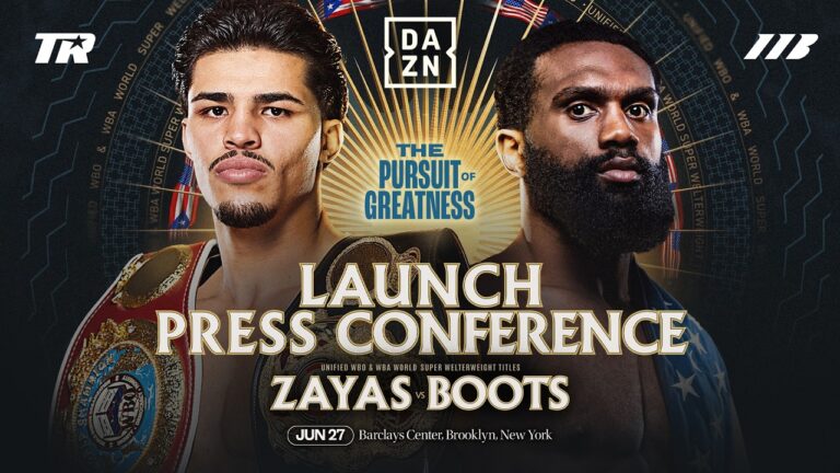 Xander Zayas Vs Jaron Boots Ennis Launch Press Conference | Matchroom Boxing