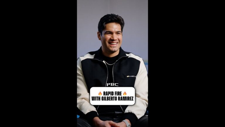 RAPID FIRE with Gilberto “Zurdo” Ramirez 🔥