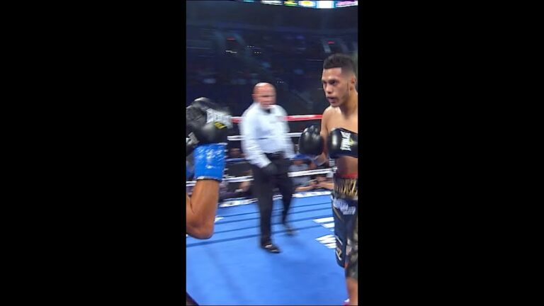 A teenage David Benavidez steps on the scene