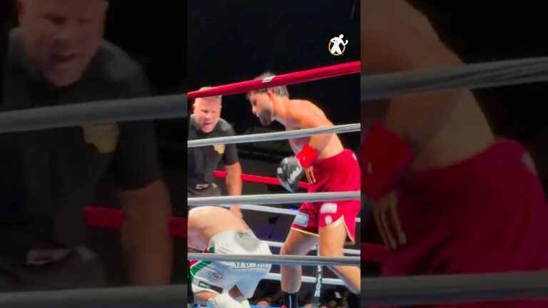 Nikolai Terteryan scores a third-round TKO! Now 2-0 (2 KO’s)! 🇦🇲💥