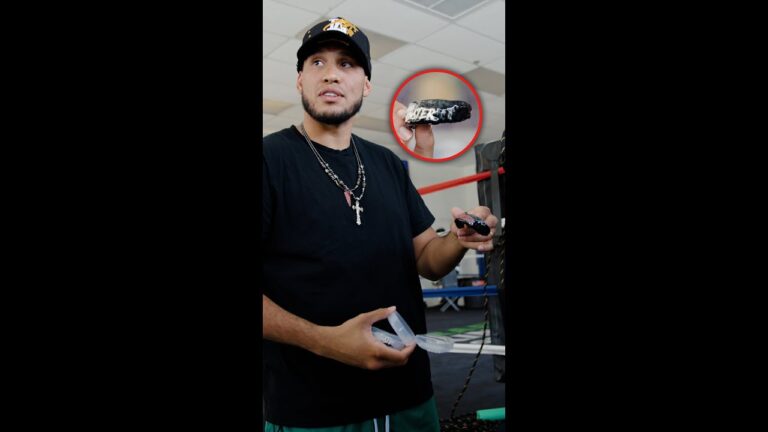 David Benavidez Receives Custom Mouthpieces Ahead of May 2 Showdown vs. Zurdo Ramirez