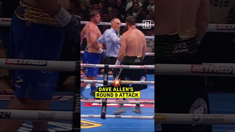 Dave Allen threw the KITCHEN SINK at Arslanbek Makhmudov in Round 9 🤯