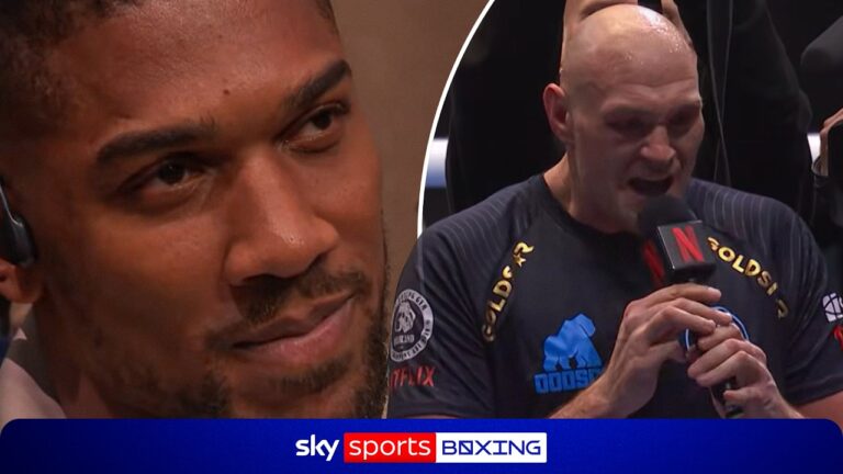 Tyson Fury CALLS OUT Anthony Joshua to his face after win over Makhmudov!