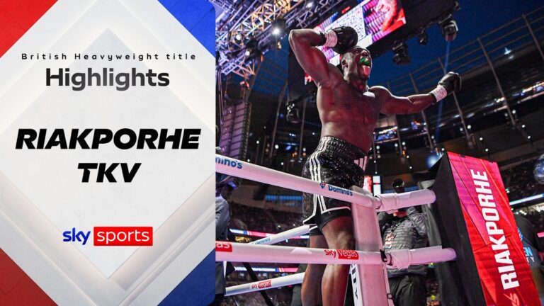 Riakporhe claims British title | Jeamie TKV v Riakporhe | British Heavyweight Title | Highlights