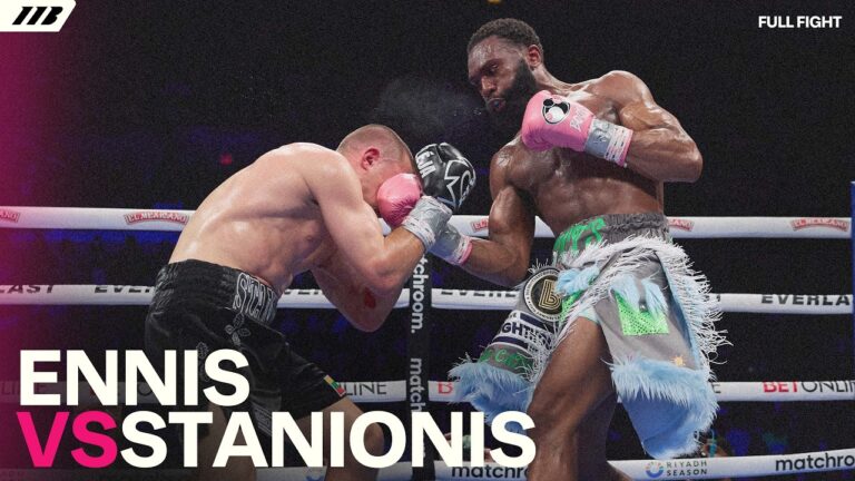 Boots Ennis vs Eimantas Stanionis | Full Unification Fight | Matchroom Boxing