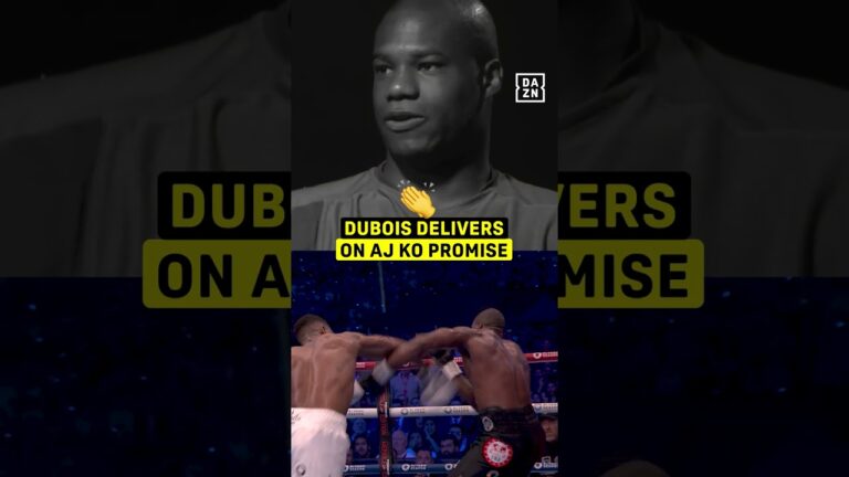 Daniel Dubois at his best showed Anthony Joshua just how devastating he can be 👏💥