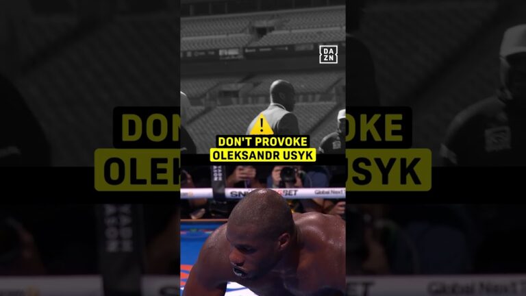 Daniel Dubois calling Oleksandr Usyk a p**** was a serious mistake 😳