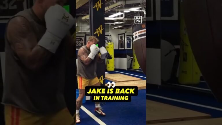 Jake Paul is back in training! Who could he fight next? 👀 #shorts