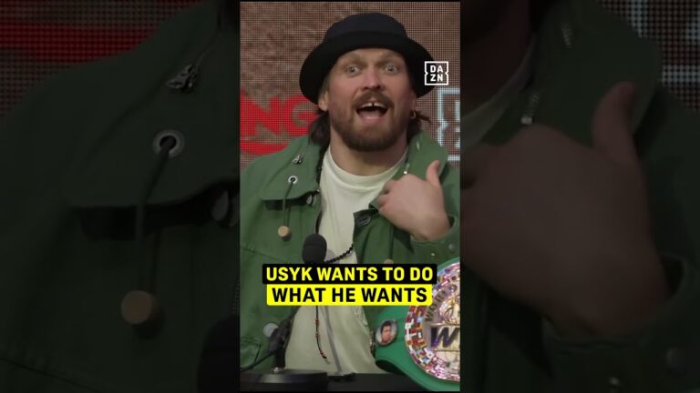 Usyk wants to fight who HE wants to fight! 😤 #shorts