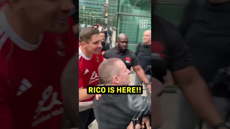 Rico has arrived for the first press conference 🤩 #shorts