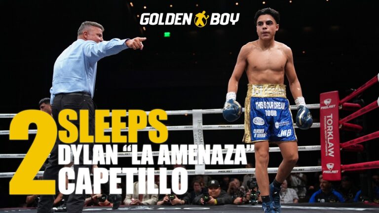 Two Sleeps | Dylan Capetillo | “La Amenaza” makes his pro debut in style!