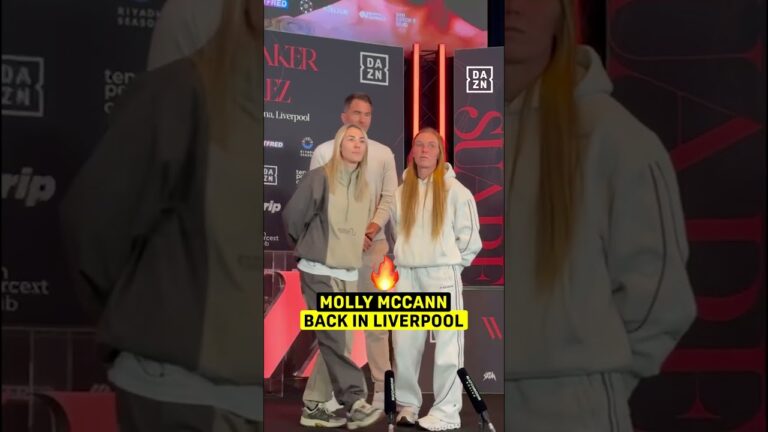 Molly McCann is cooly composed ahead of her return to Liverpool at final press conference face-off