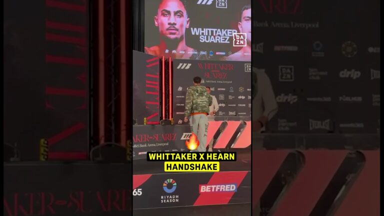 Ben Whittaker’s partnership with Eddie Hearn continues in style with firm handshake 🤝