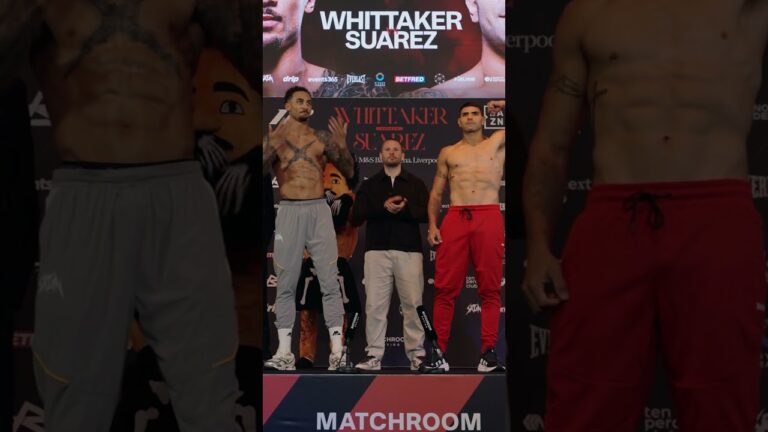 Final Face Off: Ben Whittaker Vs Braian Suarez 💪