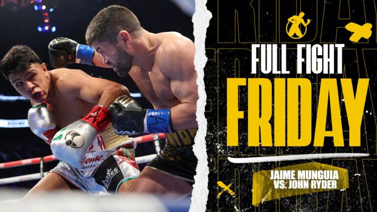 Full Fight | Jaime Munguia vs. John Ryder | Super middleweight division—take notice. 🥊