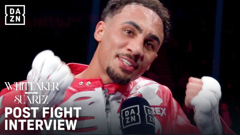 Ben Whittaker reacts to his FIRST round KNOCKOUT!