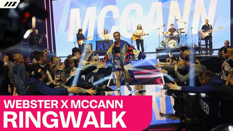 Jamie Webster Ringwalks Molly McCann For Liverpool Homecoming Fight | Matchroom Boxing