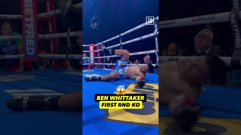 ANOTHER FIRST ROUND KO FROM BEN WHITTAKER #shorts