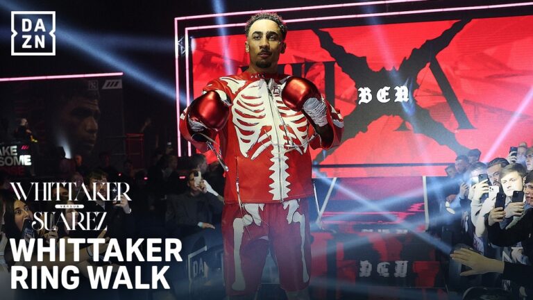 The SURGEON Ben Whittaker makes his ring walk in Liverpool!