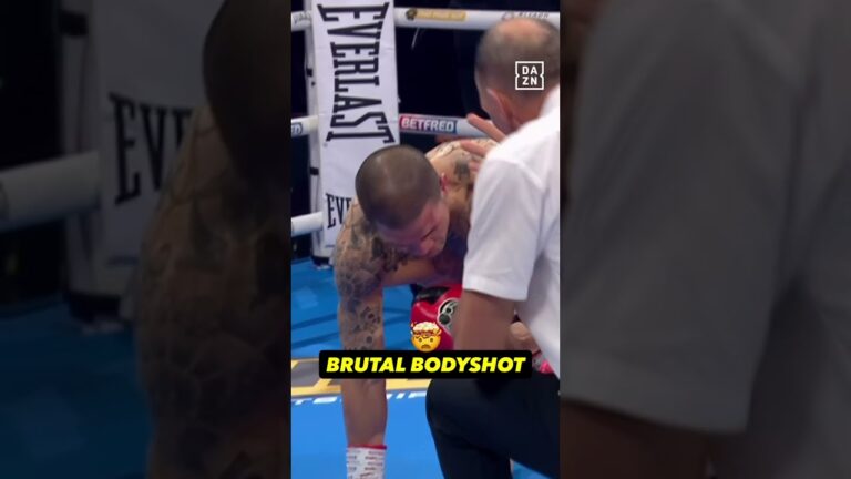 MASSIVE bodyshot gets it done! #shorts