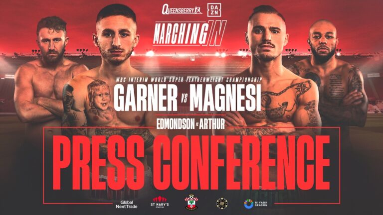 LIVE Launch Press Conference | Ryan Garner vs Michael Magnesi | Marching In! 🔴