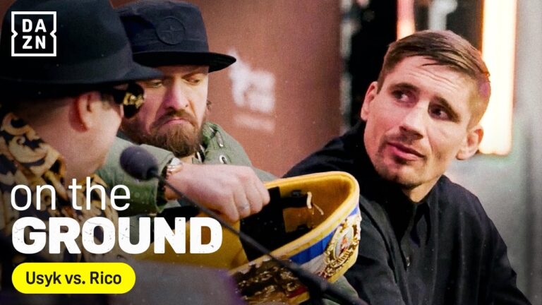Behind the scenes of Usyk & Rico’s visit to London | DAZN On The Ground