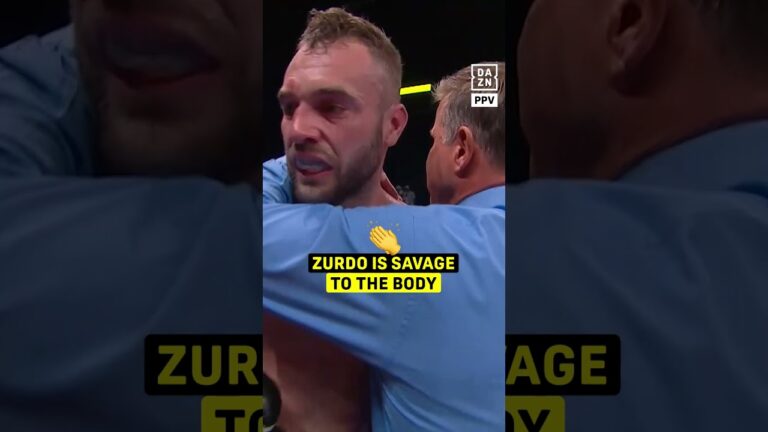 Zurdo Ramirez pierces through a savage left hook to get 4th round KO against Boesel 💥