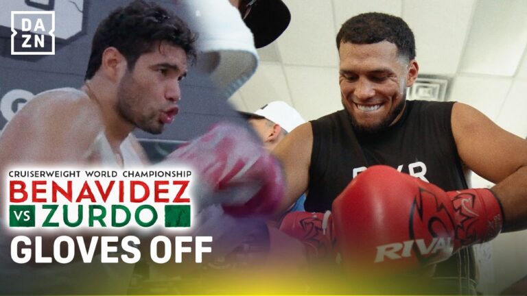 GLOVES OFF! David Benavidez and Zurdo Ramirez share thoughts about each other during camp.