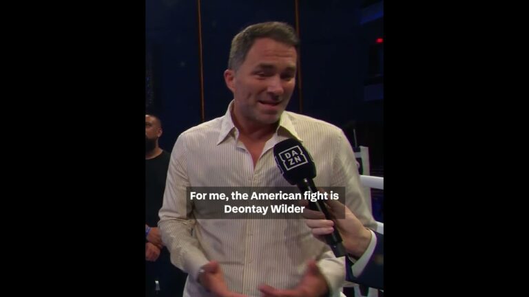 Eddie Hearn Calls For Jarrell Miller Vs Deontay Wilder Fight Next