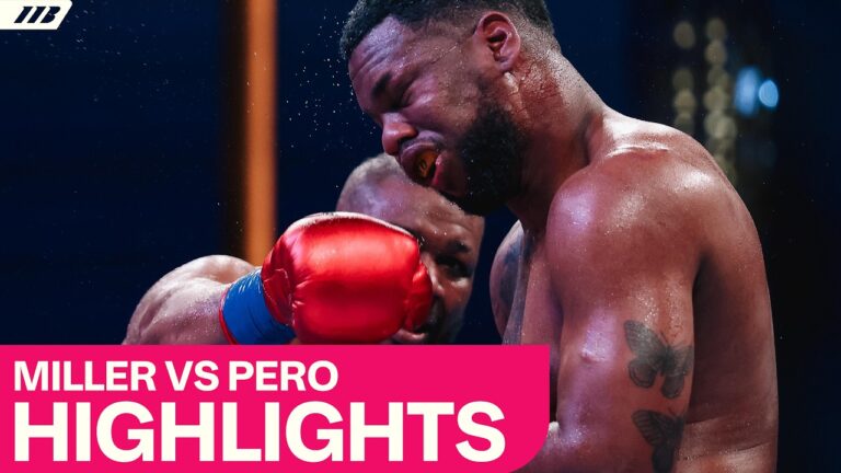 SLUGFEST: Jarrell Miller Throws 1000+ Punches To Beat Lenier Pero | Matchroom Boxing
