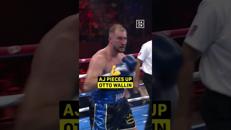 Anthony Joshua put the hurt on Otto Wallin a spiteful display 💥
