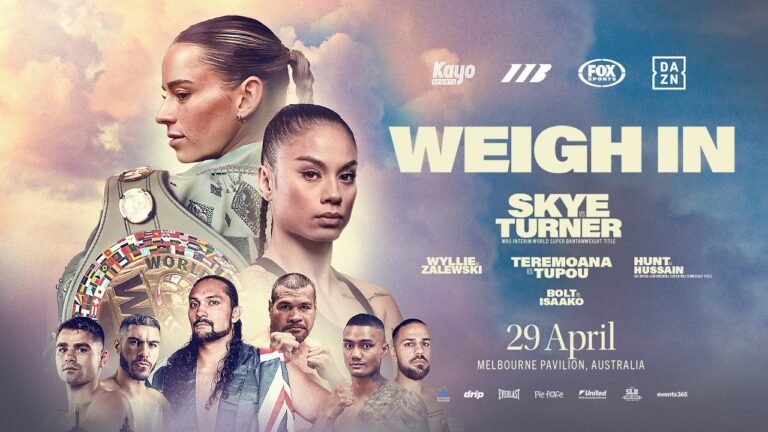 Skye Nicolson vs Mariah Turner | Weigh In | Matchroom Boxing