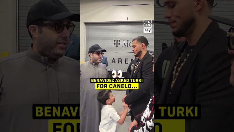 Benavidez asked Turki for Canelo 🔊