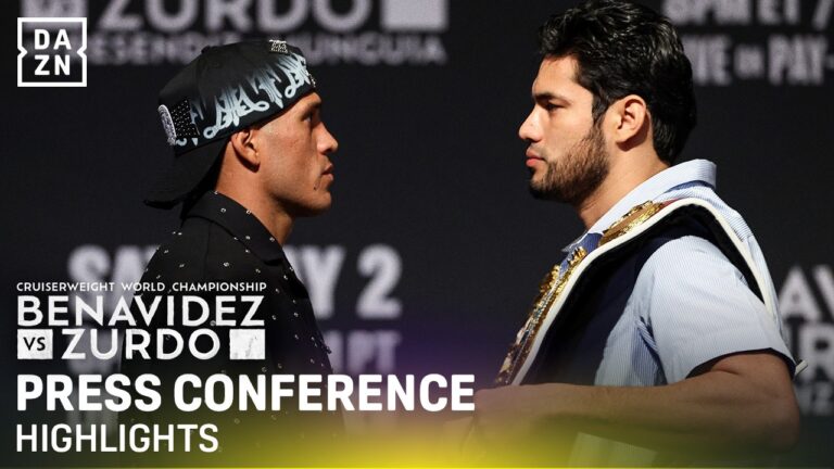 David Benavidez vs Zurdo Ramirez | Press Conference Highlights