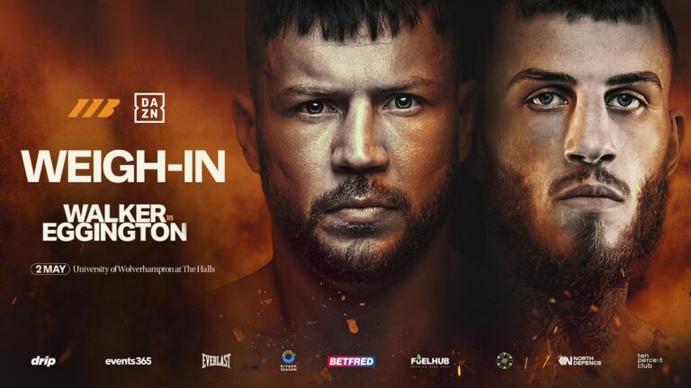 Conah Walker Vs Sam Eggington Weigh In | Matchroom Boxing