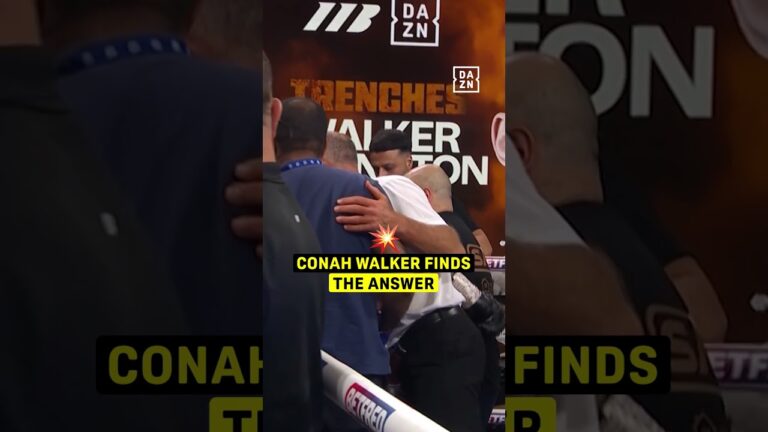 Conah Walker STOPS Sam Eggington with a flurry of BRUTAL shots 💥