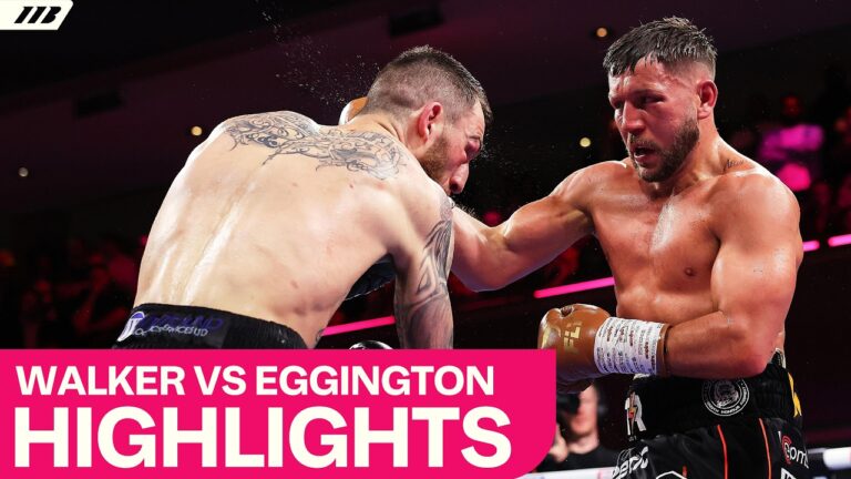 Conah Walker STOPS Sam Eggington Late In Fight Of Year Thriller | Matchroom Boxing