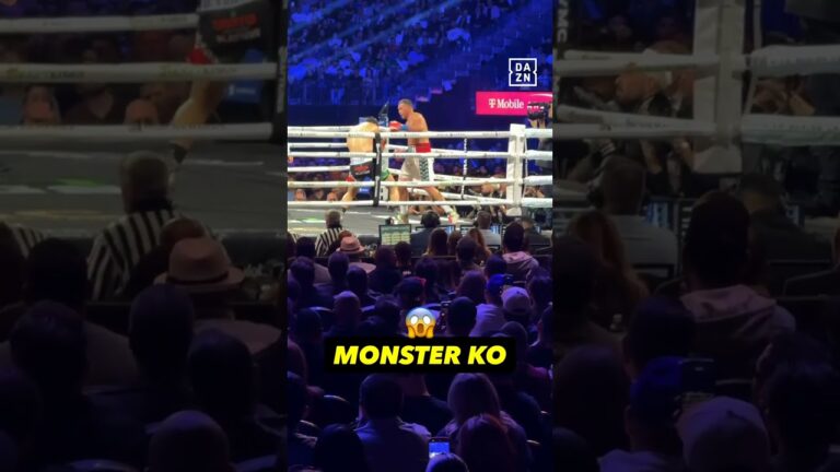 THIS VIEW OF BENAVIDEZ KNOCKING OUT ZURDO RAMIREZ 🤯