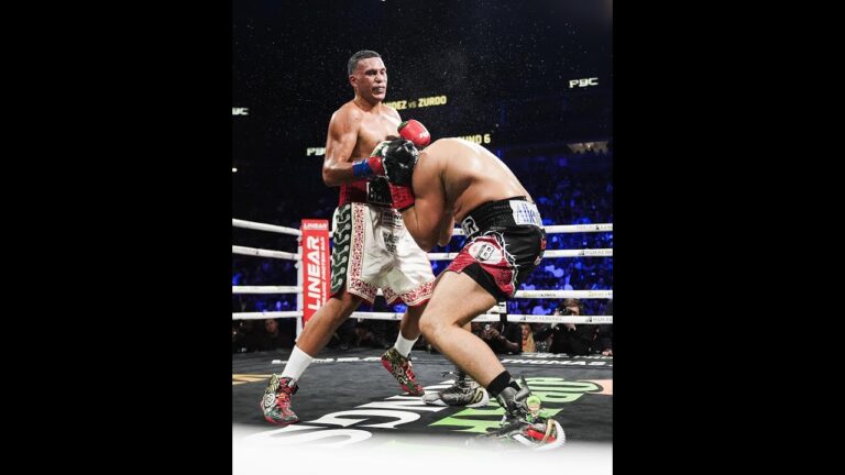Benavidez FINSIHES Zurdo in RD6
