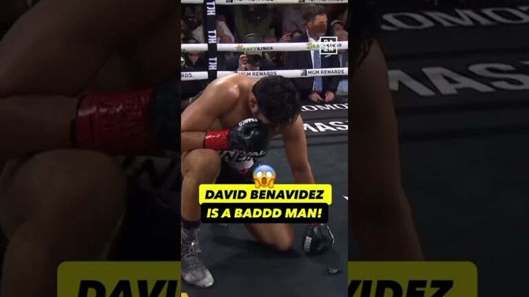 DAVID BENAVIDEZ KNOCKS OUT ZURDO RAMIREZ!! #shorts