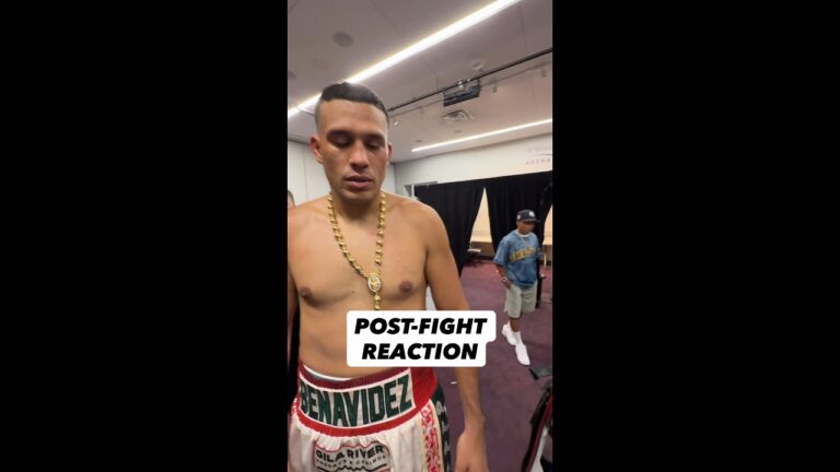 “This is a big moment for my life.” 🥊🙏